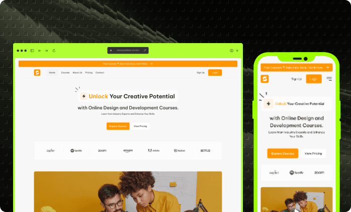 Global Logistics Solutions project mockup